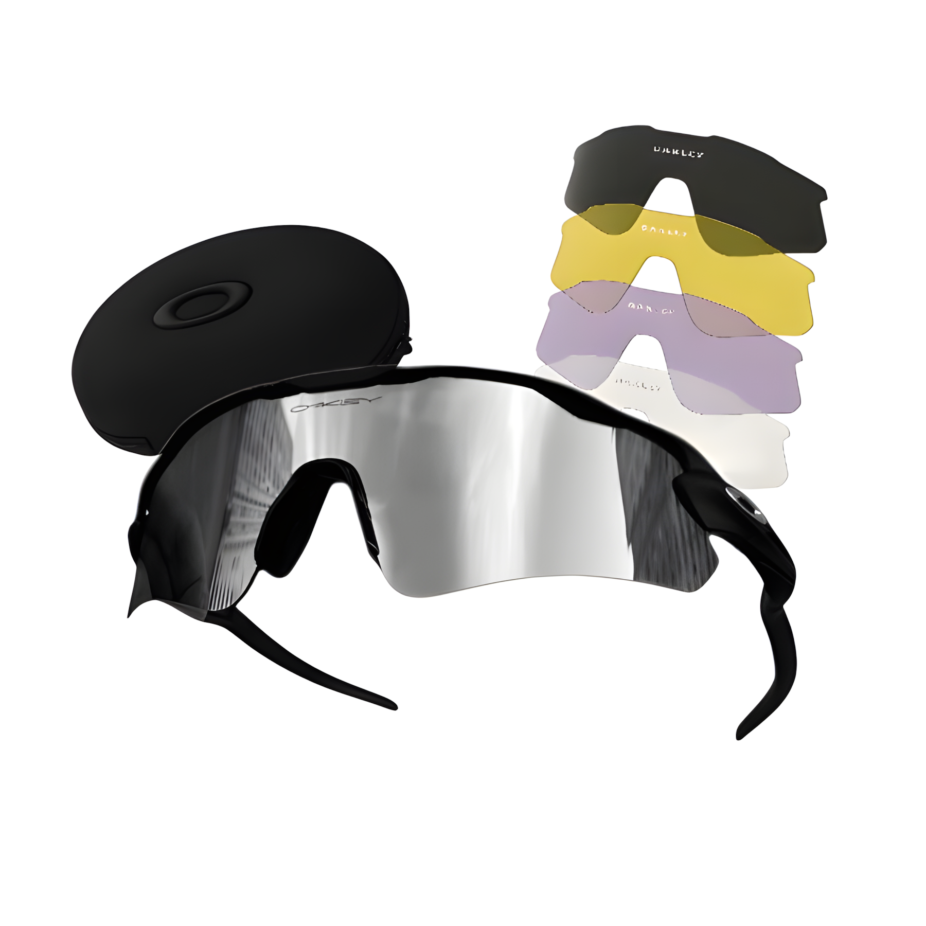Kit Radar Ev Carbon 5 Lentes + Case
