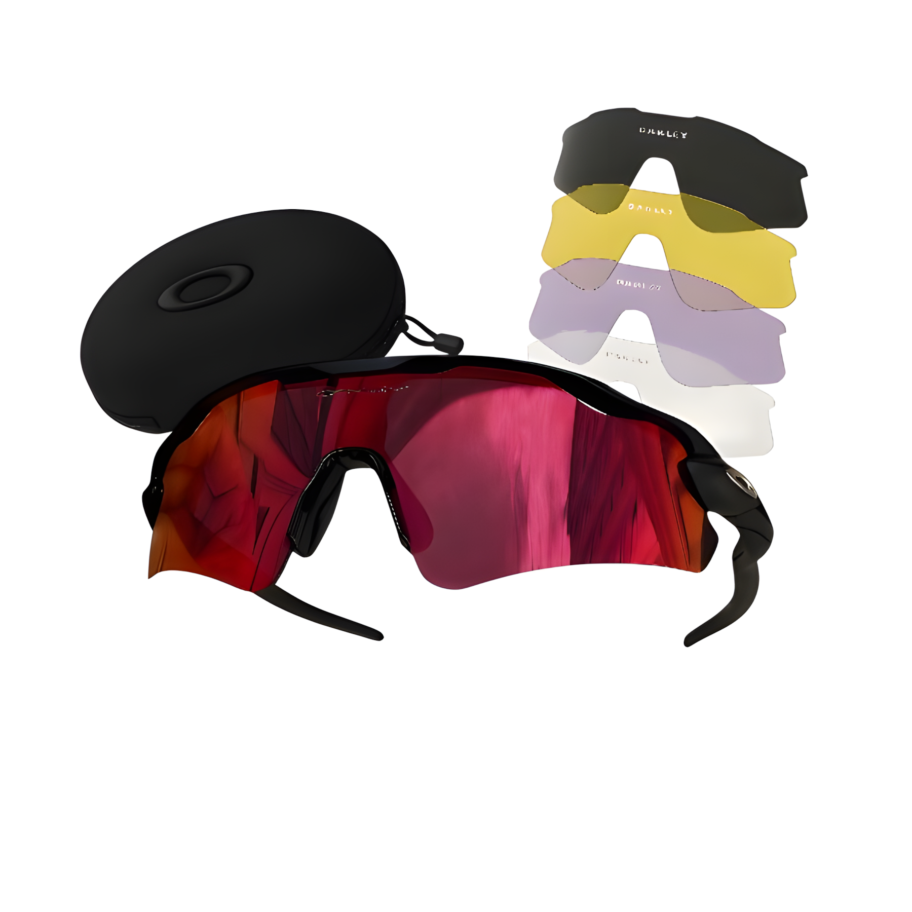 Kit Radar Ev Carbon 5 Lentes + Case